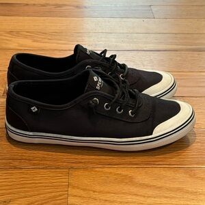 Sperry Lounge Away Slide Sneakers, Black, Size 7